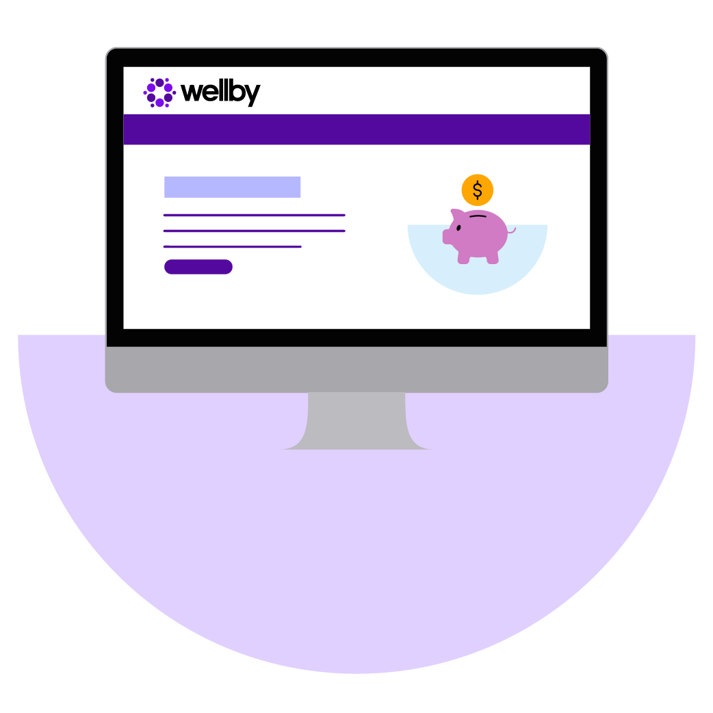 graphic of free educational resources on computer screen